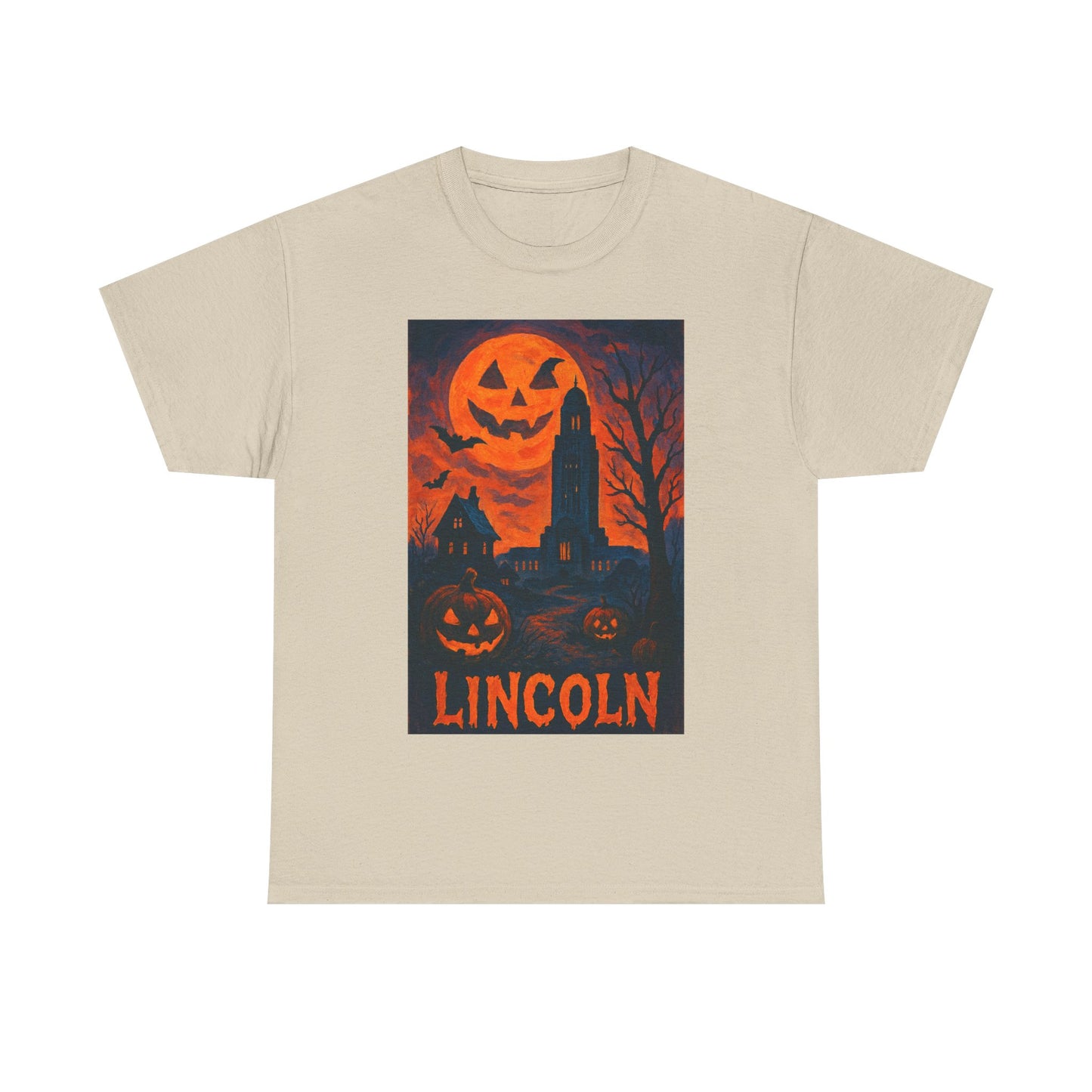 Adult Unisex Surreal Halloween Lincoln Tee