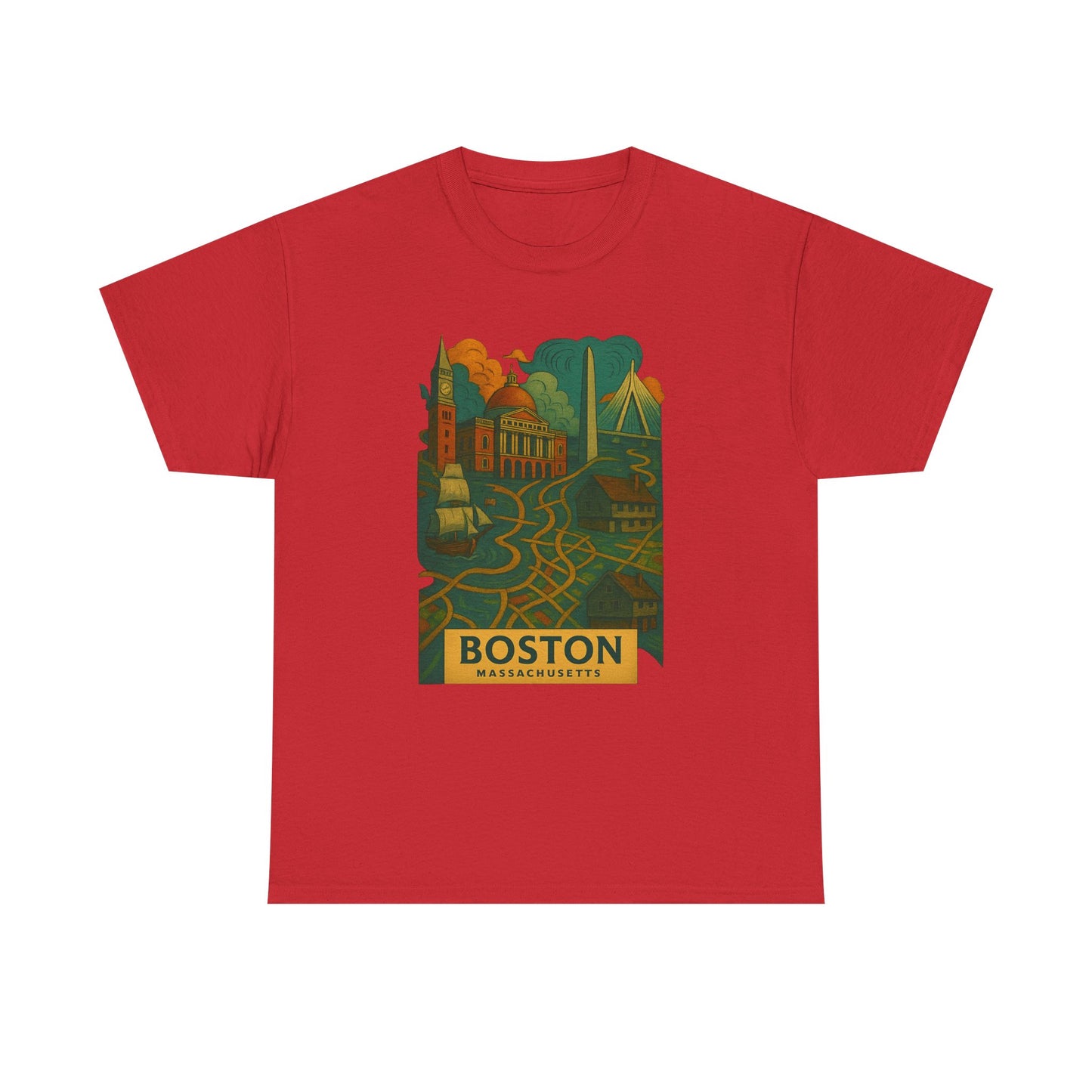Adult Unisex Boston Surreal Tee (North America Customers)