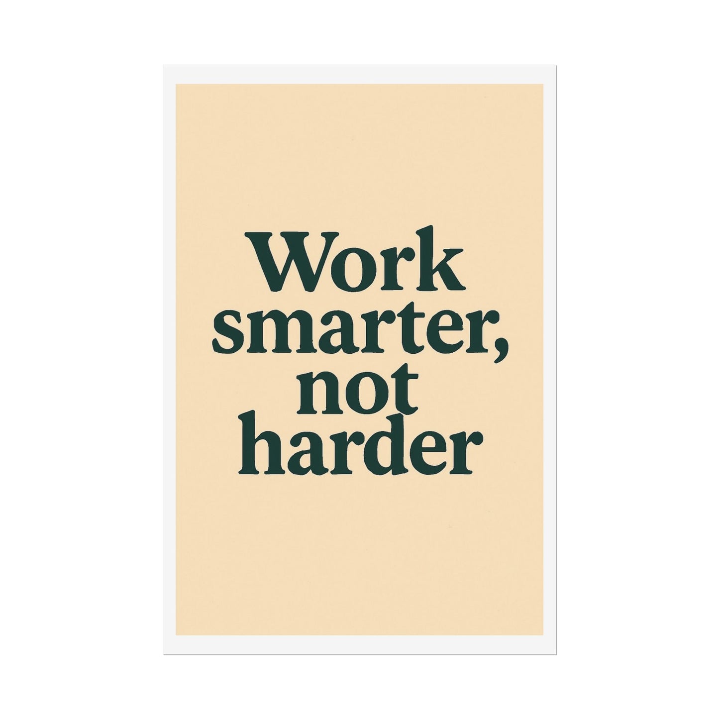 Motivational Poster - Perfect For Your Home Office