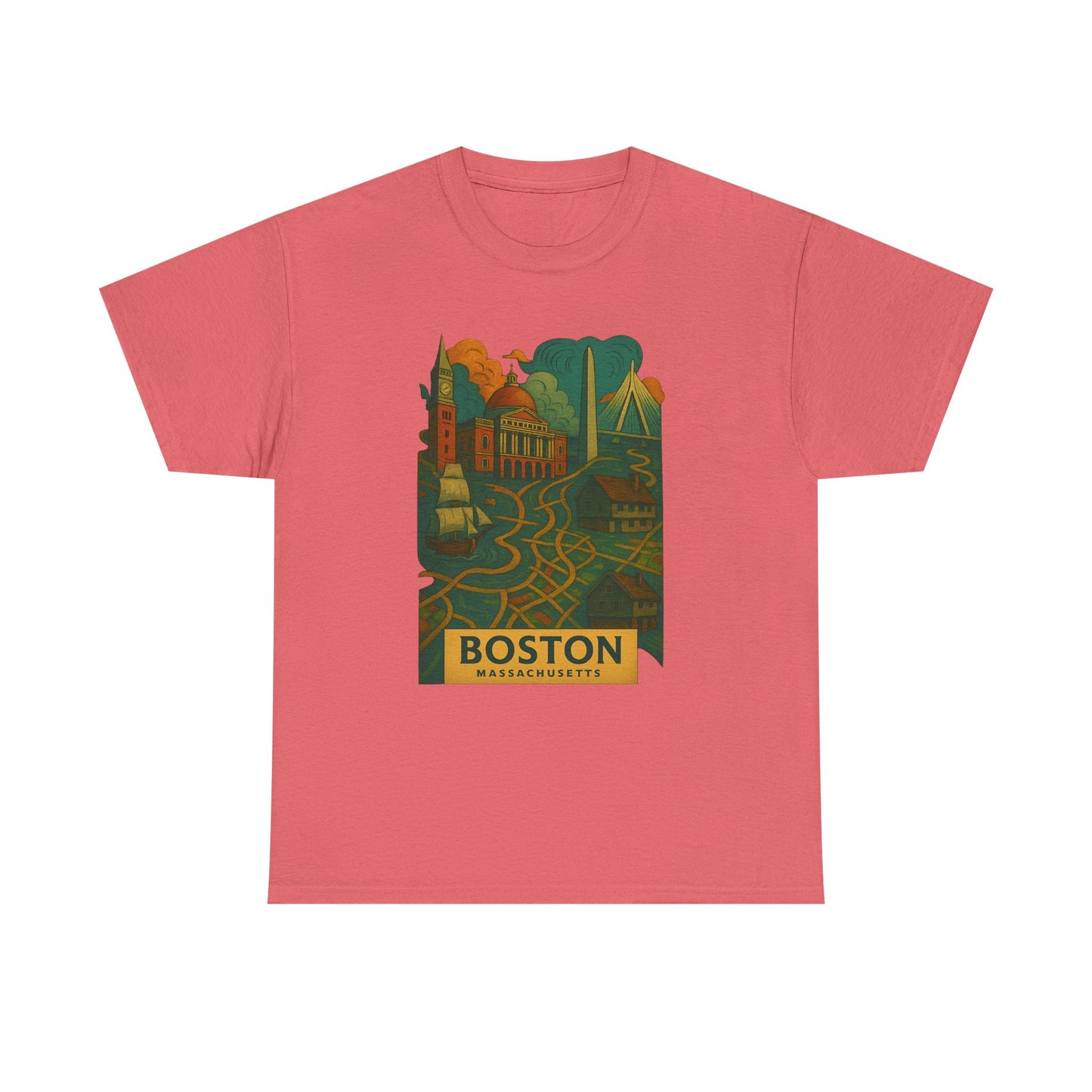 Adult Unisex Boston Surreal Tee (North America Customers)