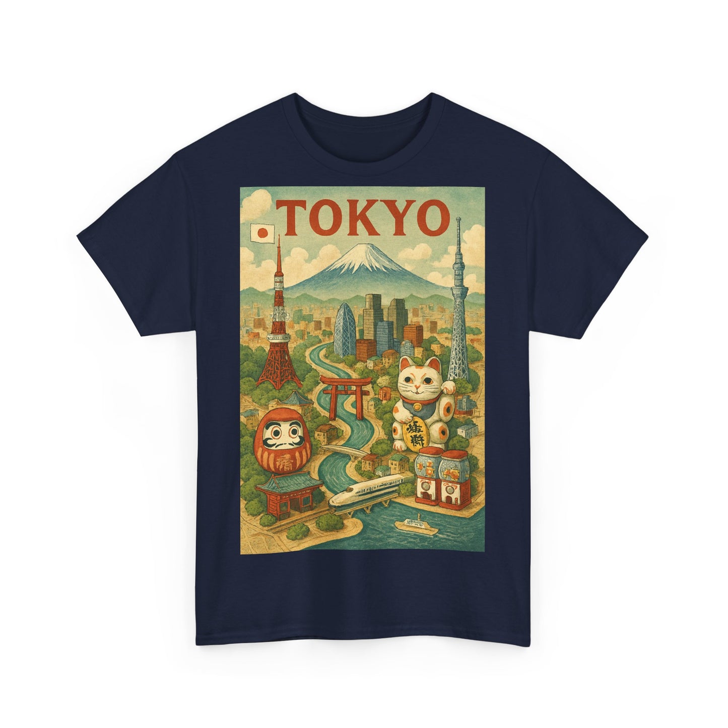 Adult Unisex Surreal Vintage Tokyo Tee