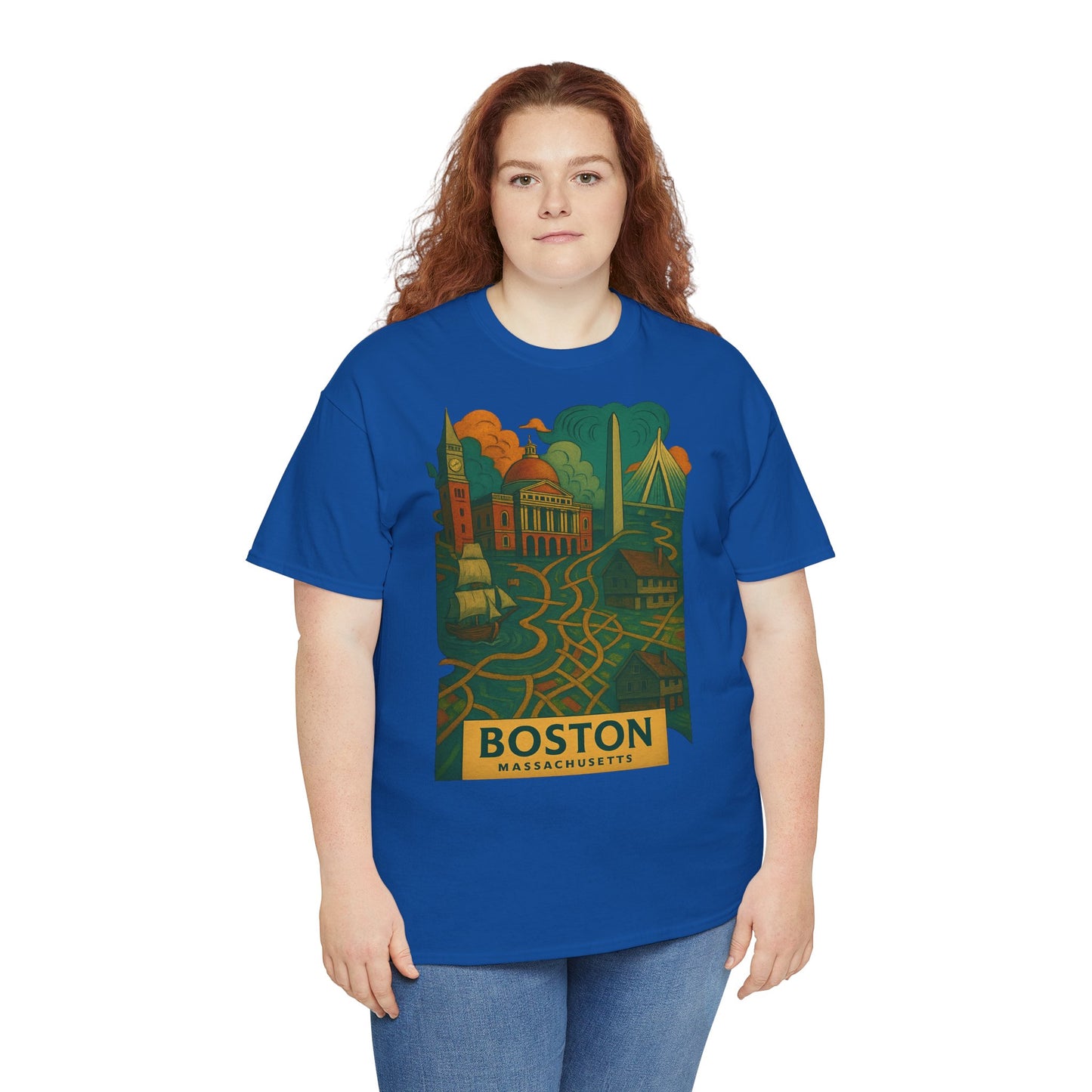 Adult Unisex Boston Surreal Tee