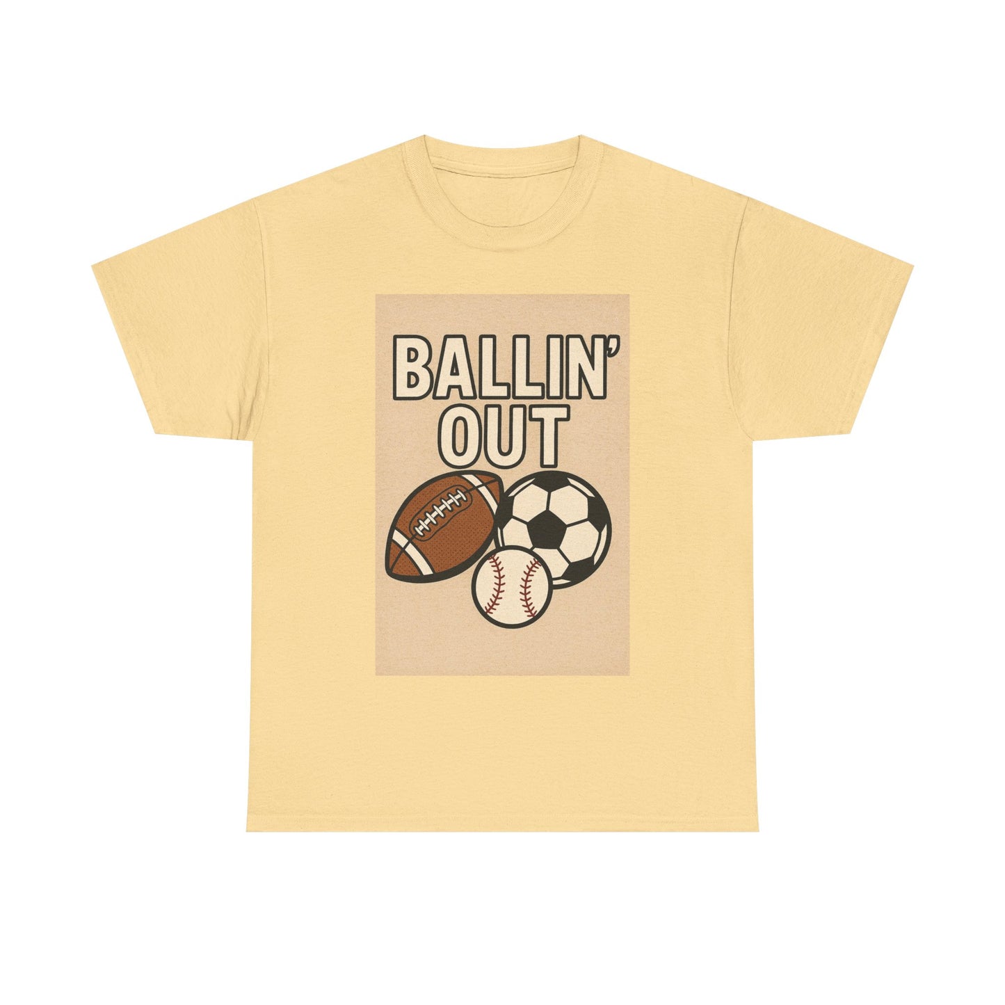 "Ballin' Out" Unisex Sporty Graphic Tee