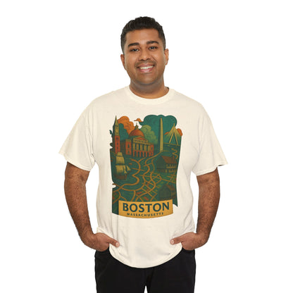 Adult Unisex Boston Surreal Tee
