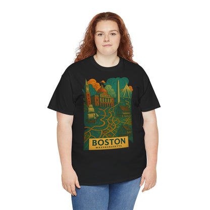 Adult Unisex Boston Surreal Tee