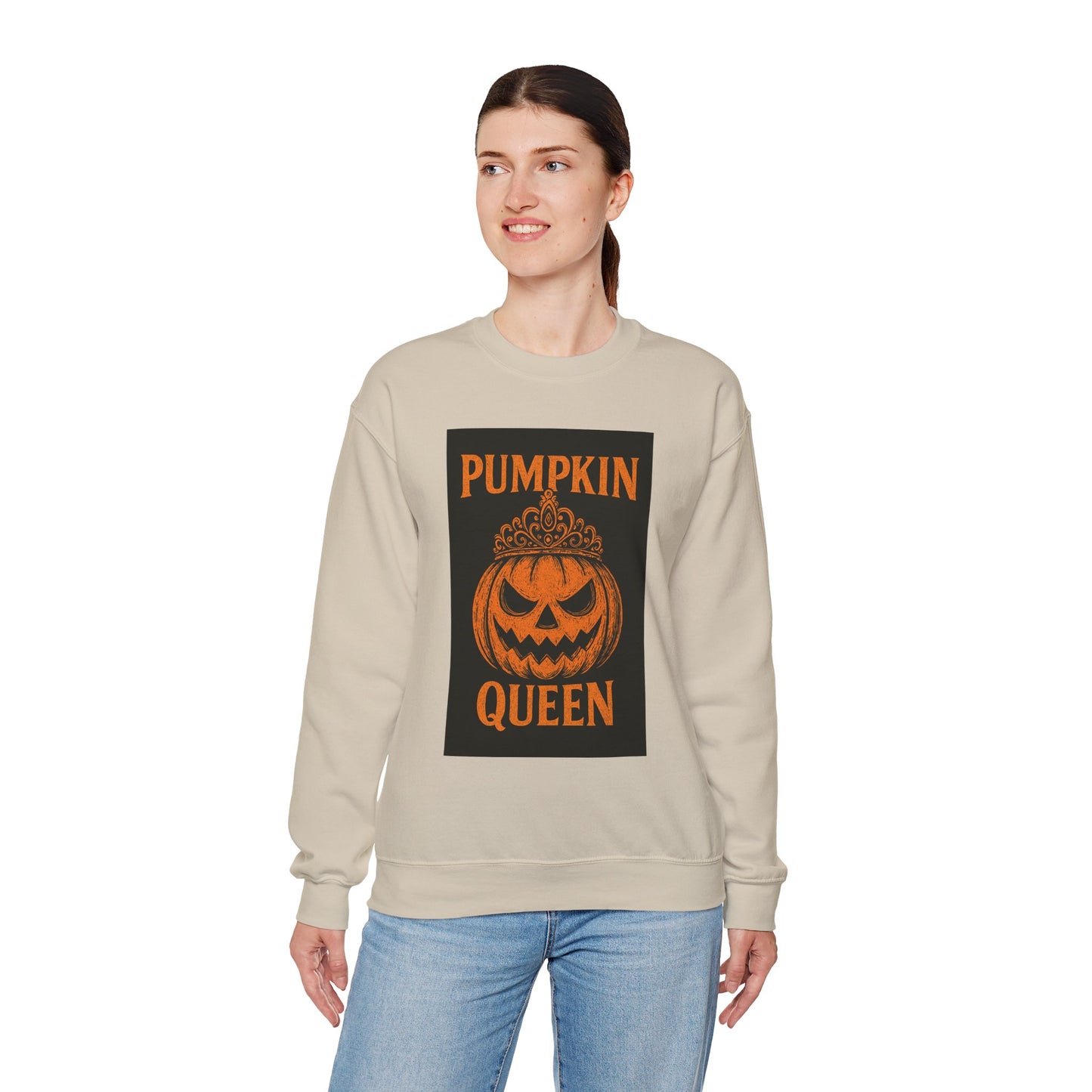 Women's Pumpkin Queen Sweatshirt Crew Neck