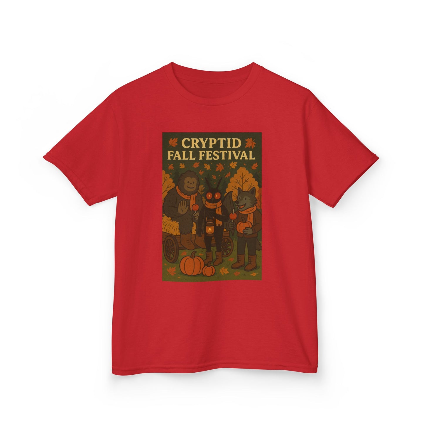 Kids Cryptid Autumn Festival Tee