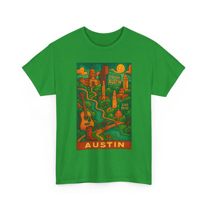 Adult Unisex Austin Surreal Graphic Tee (North America Customers)