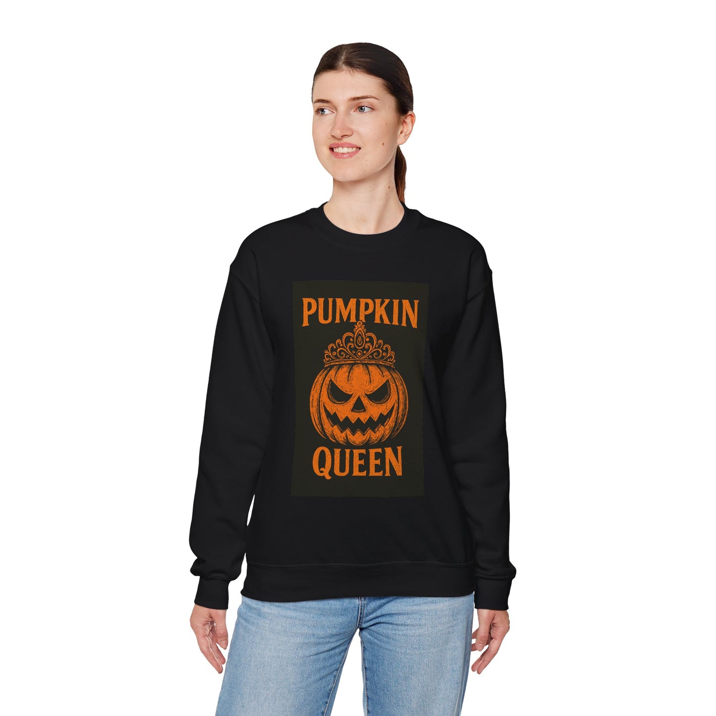 Women's Pumpkin Queen Sweatshirt Crew Neck