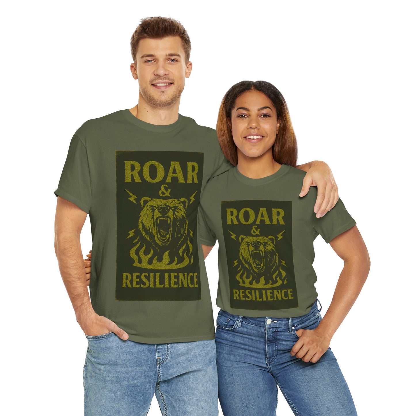Adult Unisex ' Bear Roar & Resilience' Tee