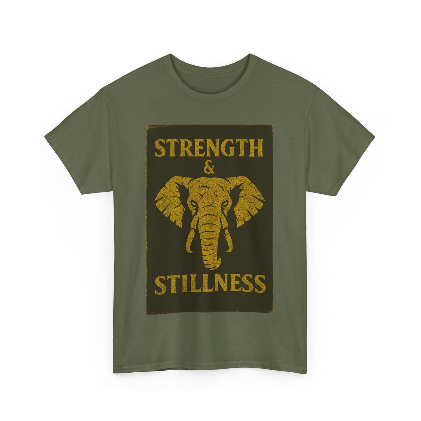 Adult Unisex 'Elephant Strength & Stillness' Tee