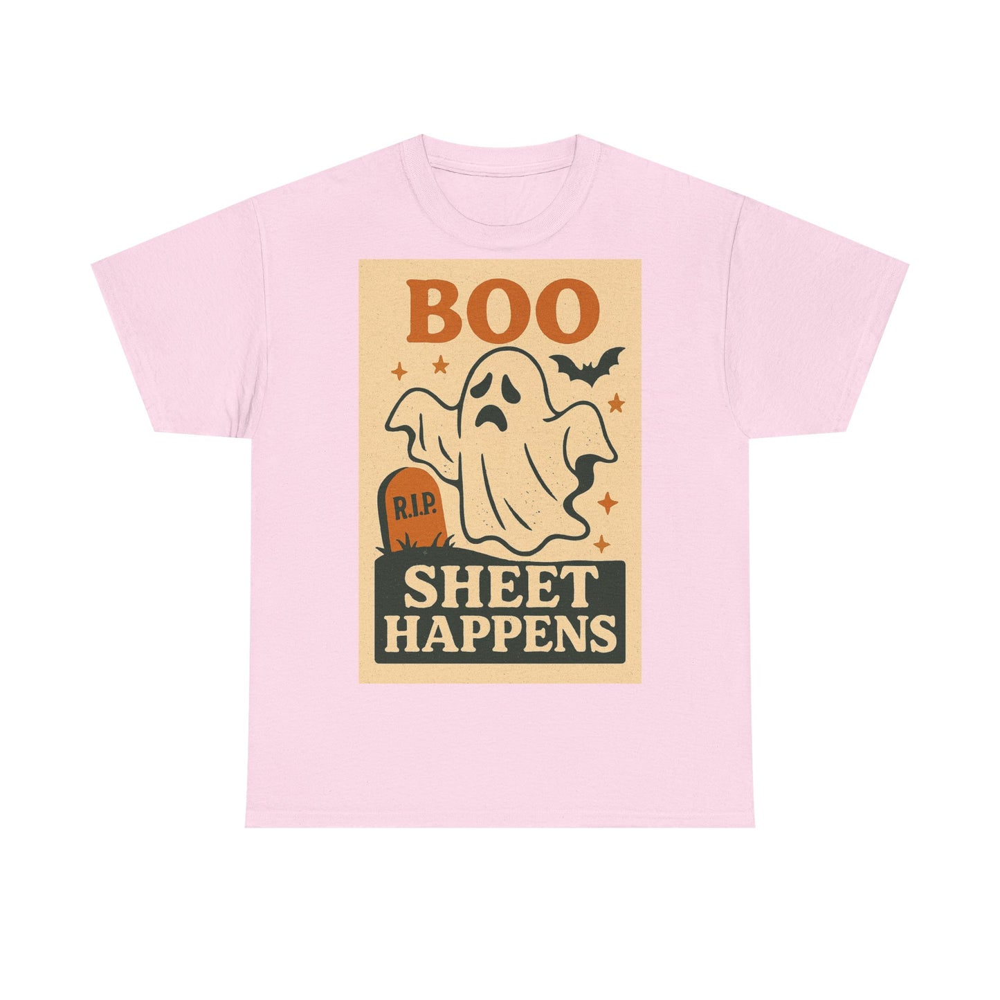 Boo Sheet Happens Adult Unisex Tee