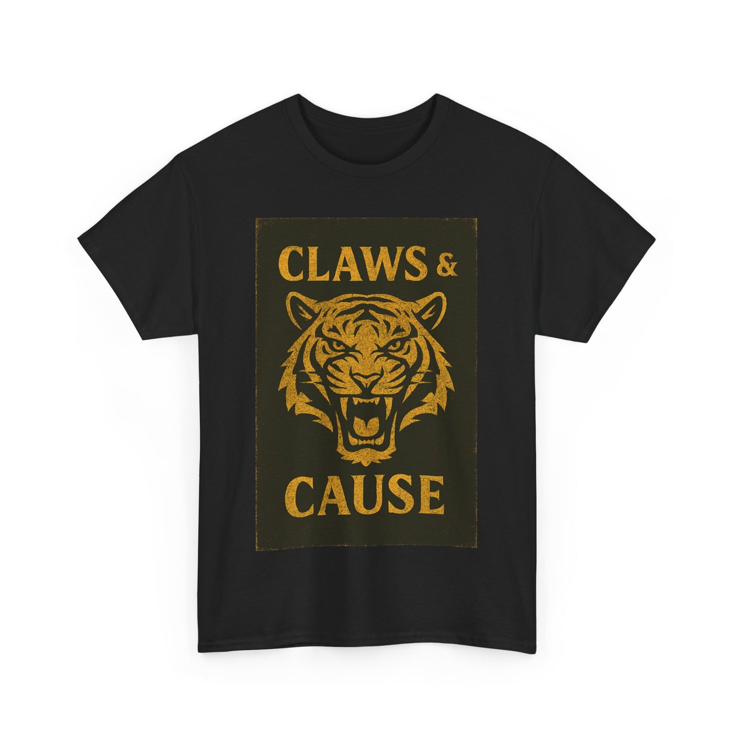 Adult Unisex 'Tiger Claws & Cause' Tee