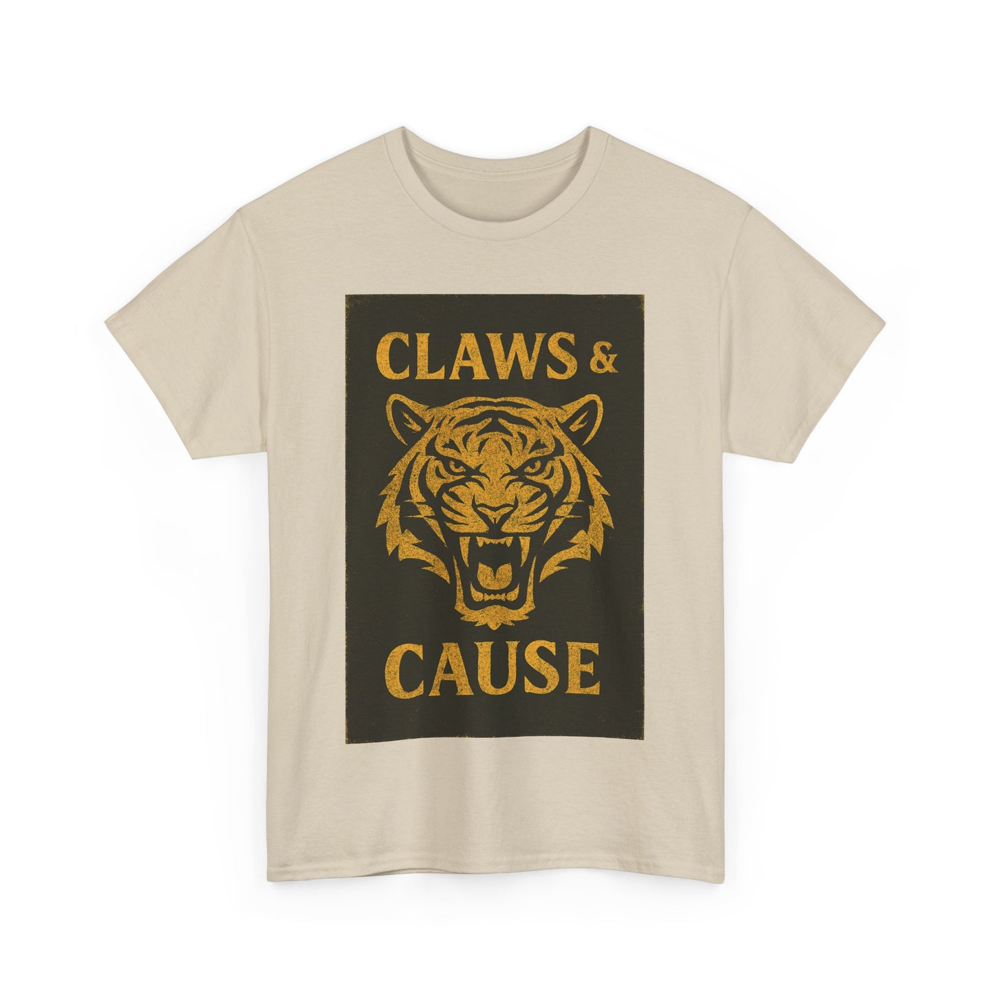 Adult Unisex 'Tiger Claws & Cause' Tee