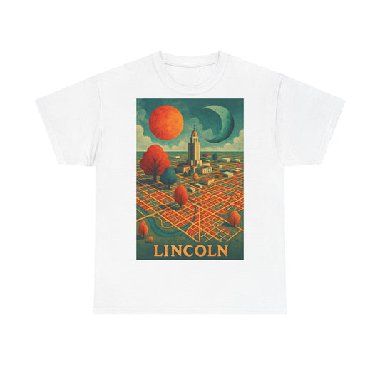Adult Unisex Lincoln Surreal Vintage Graphic Tee