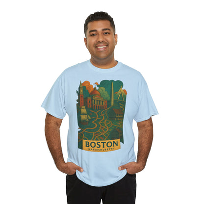 Adult Unisex Boston Surreal Tee