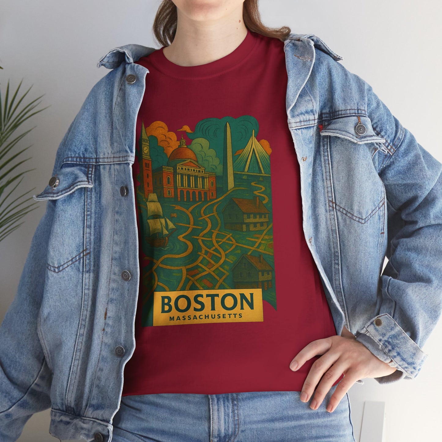 Adult Unisex Boston Surreal Tee (North America Customers)
