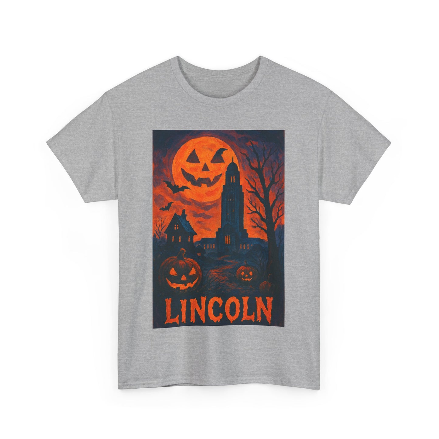 Adult Unisex Surreal Halloween Lincoln Tee