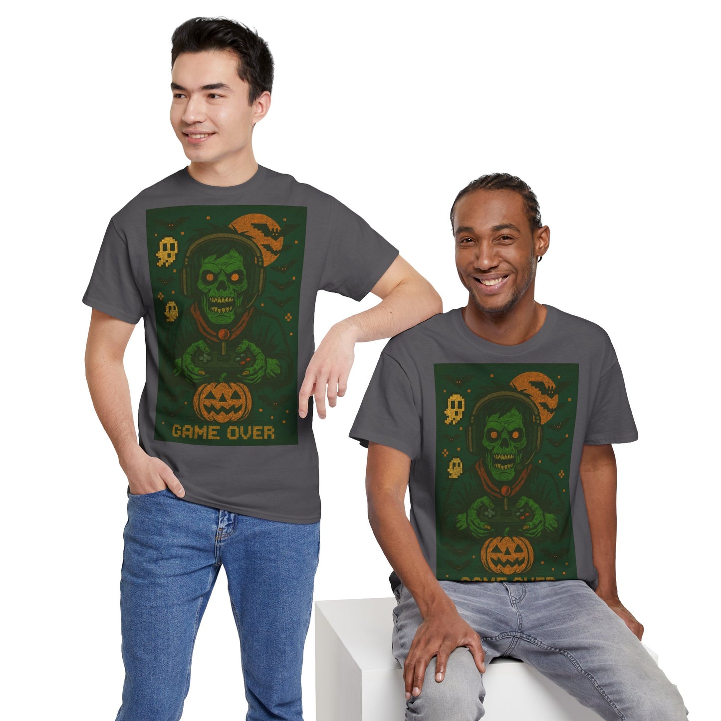 Men's Halloween Zombie Gamer Tee