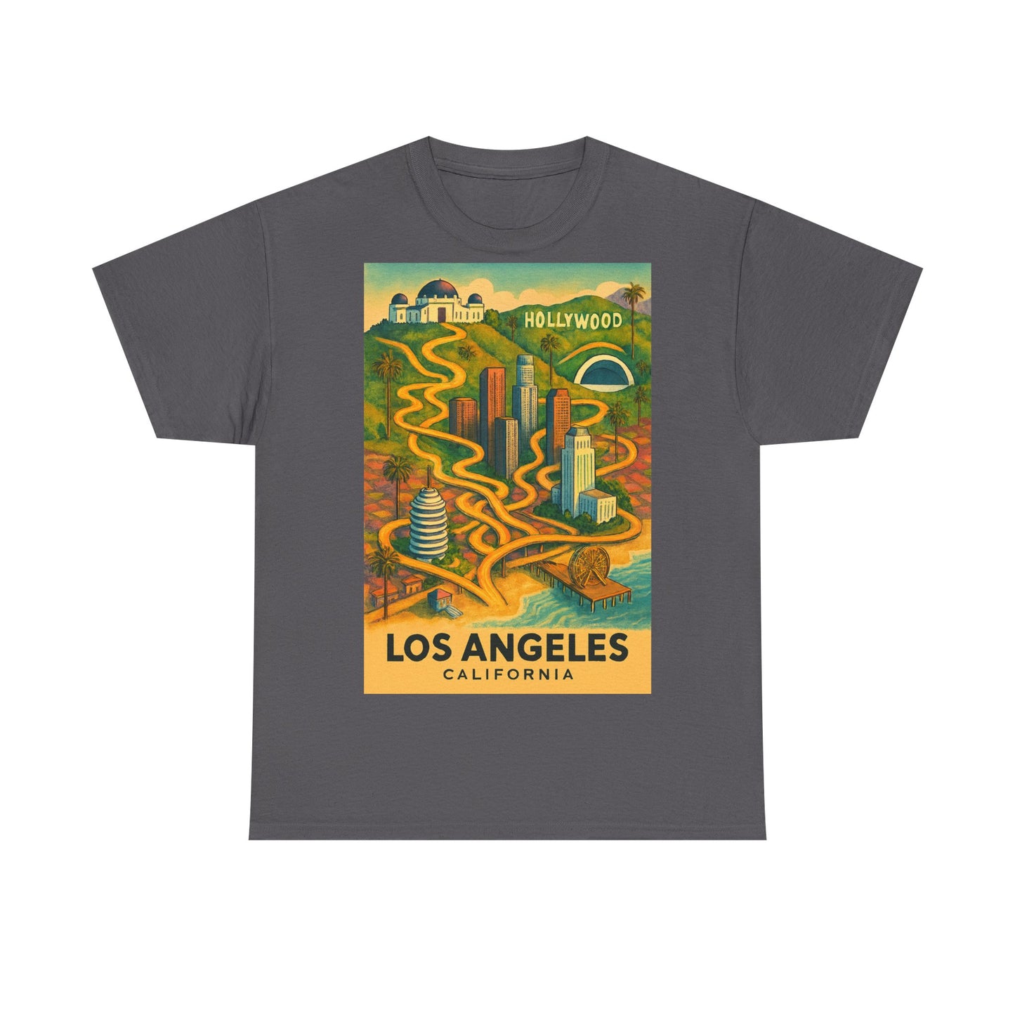 Adult Unisex Surreal Vintage Los Angeles Tee