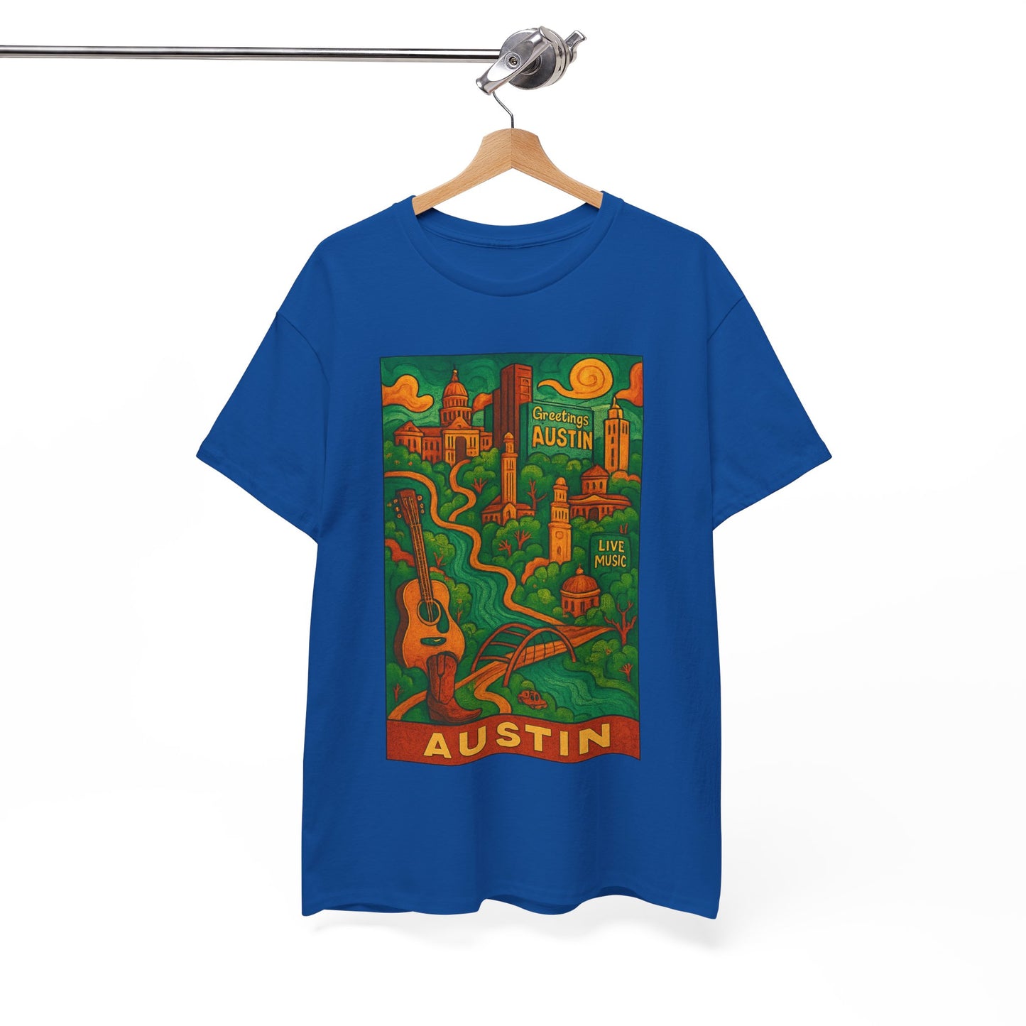 Adult Unisex Austin Surreal Graphic Tee (North America Customers)