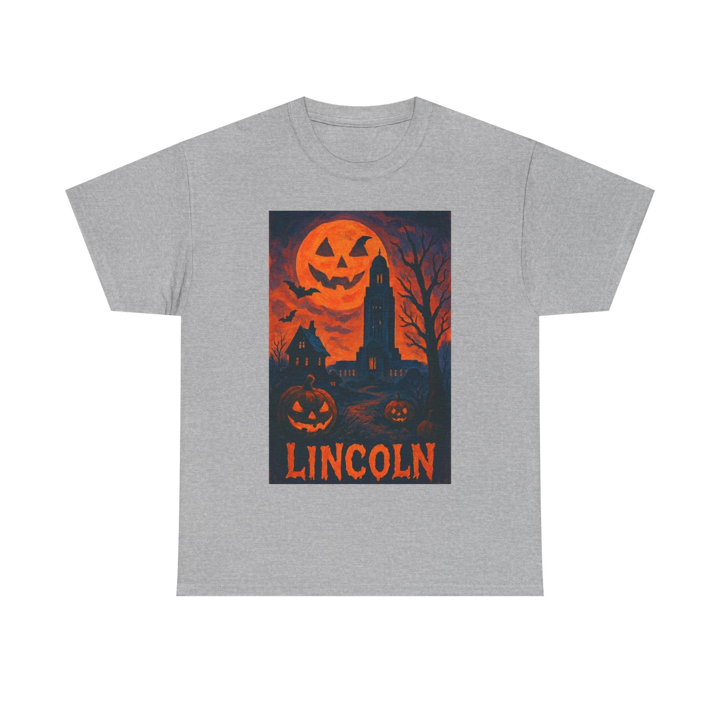 Adult Unisex Surreal Halloween Lincoln Tee