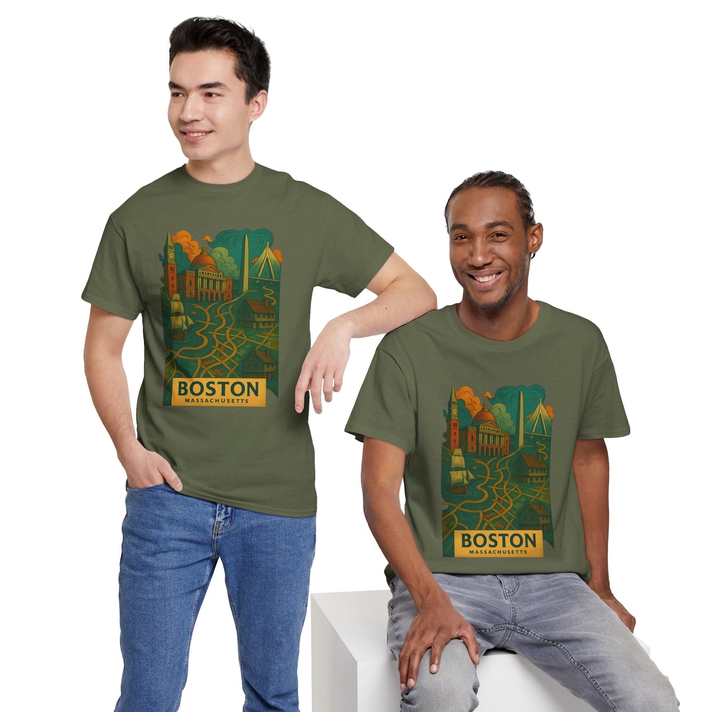 Adult Unisex Boston Surreal Tee (North America Customers)