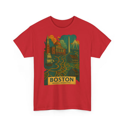 Adult Unisex Boston Surreal Tee