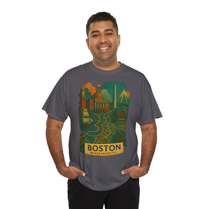 Adult Unisex Boston Surreal Tee
