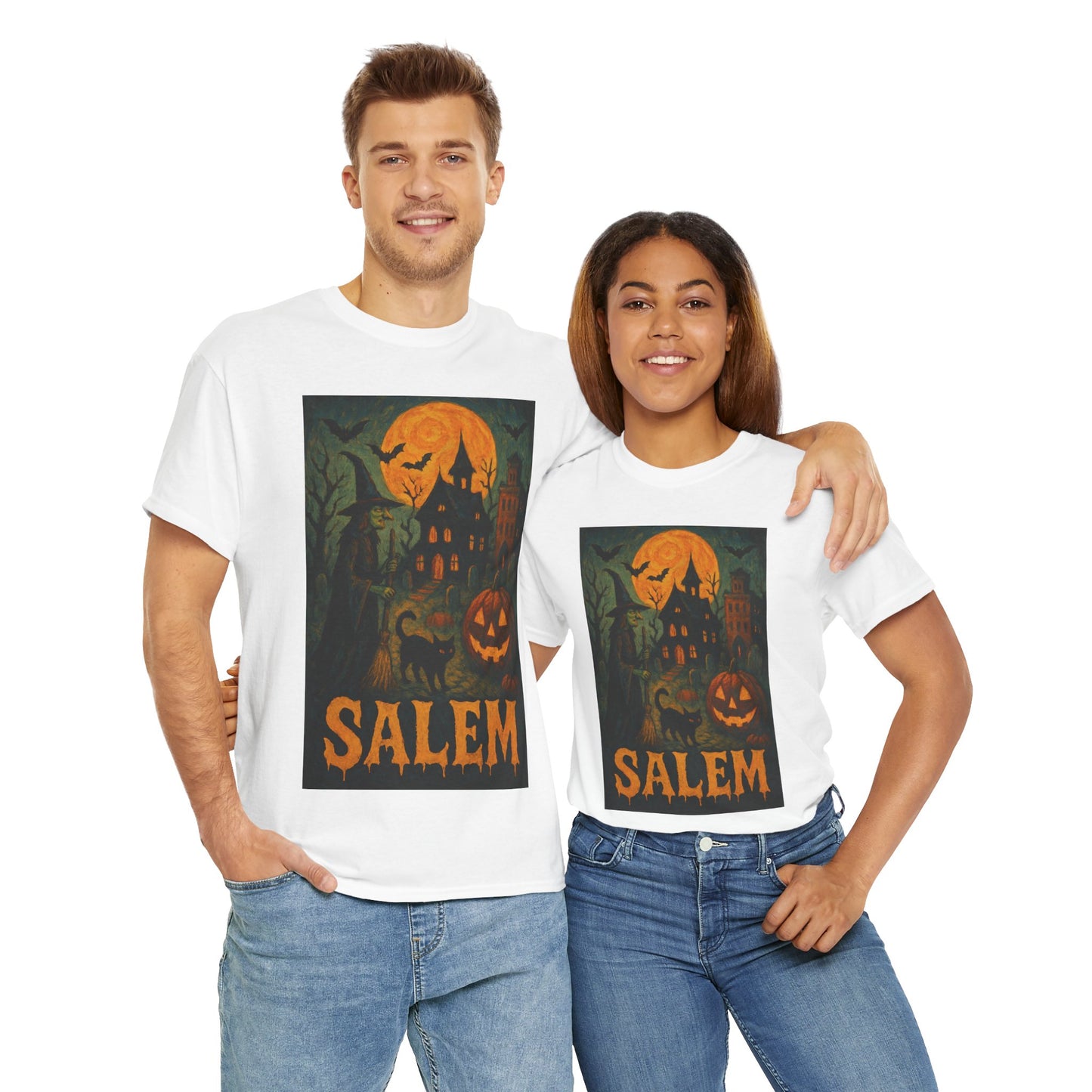 Adult Unisex Surreal Salem Halloween Tee