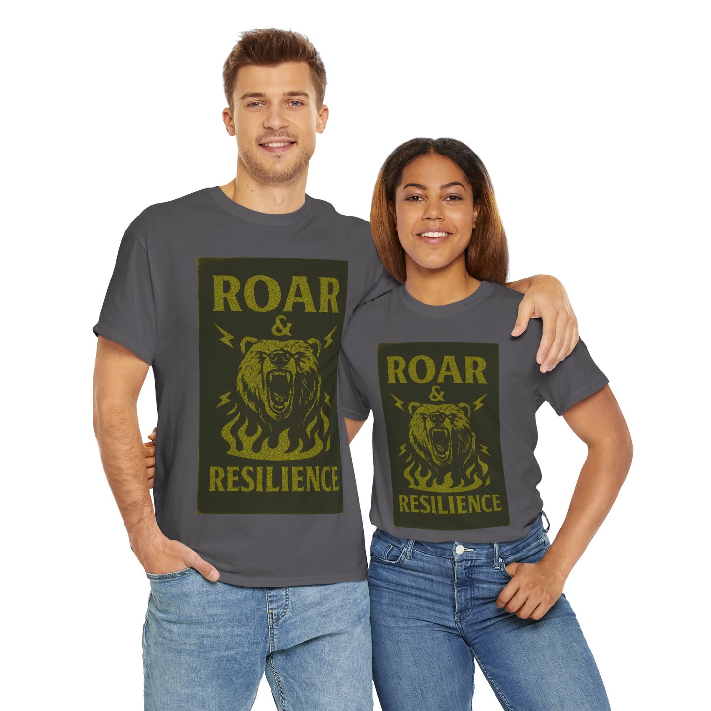 Adult Unisex ' Bear Roar & Resilience' Tee