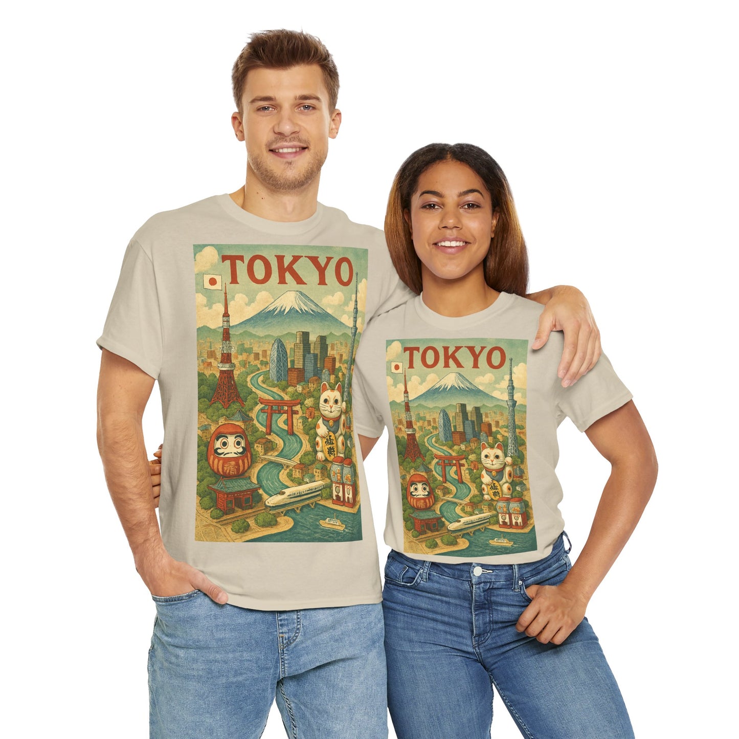 Adult Unisex Surreal Vintage Tokyo Tee
