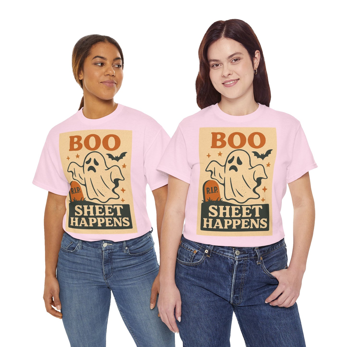 Boo Sheet Happens Adult Unisex Tee