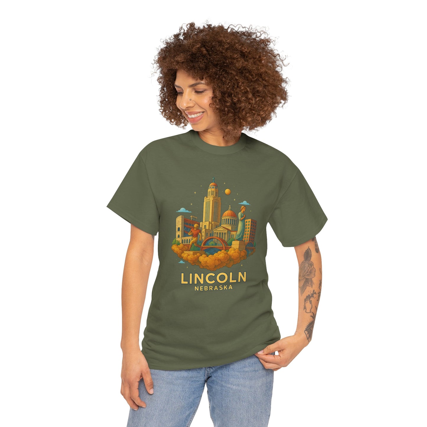 Adult Unisex Lincoln, NE Graphic Tee (North America Customers)