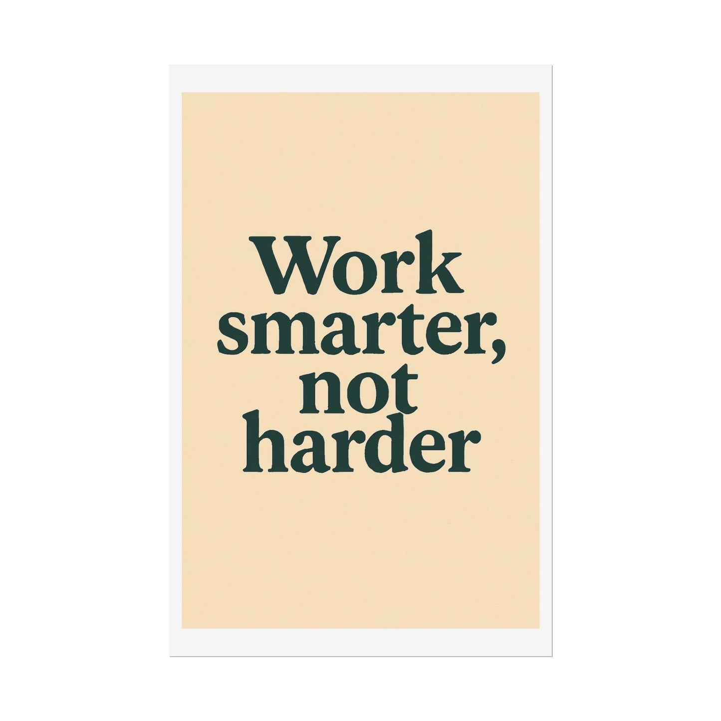 Motivational Poster - Perfect For Your Home Office