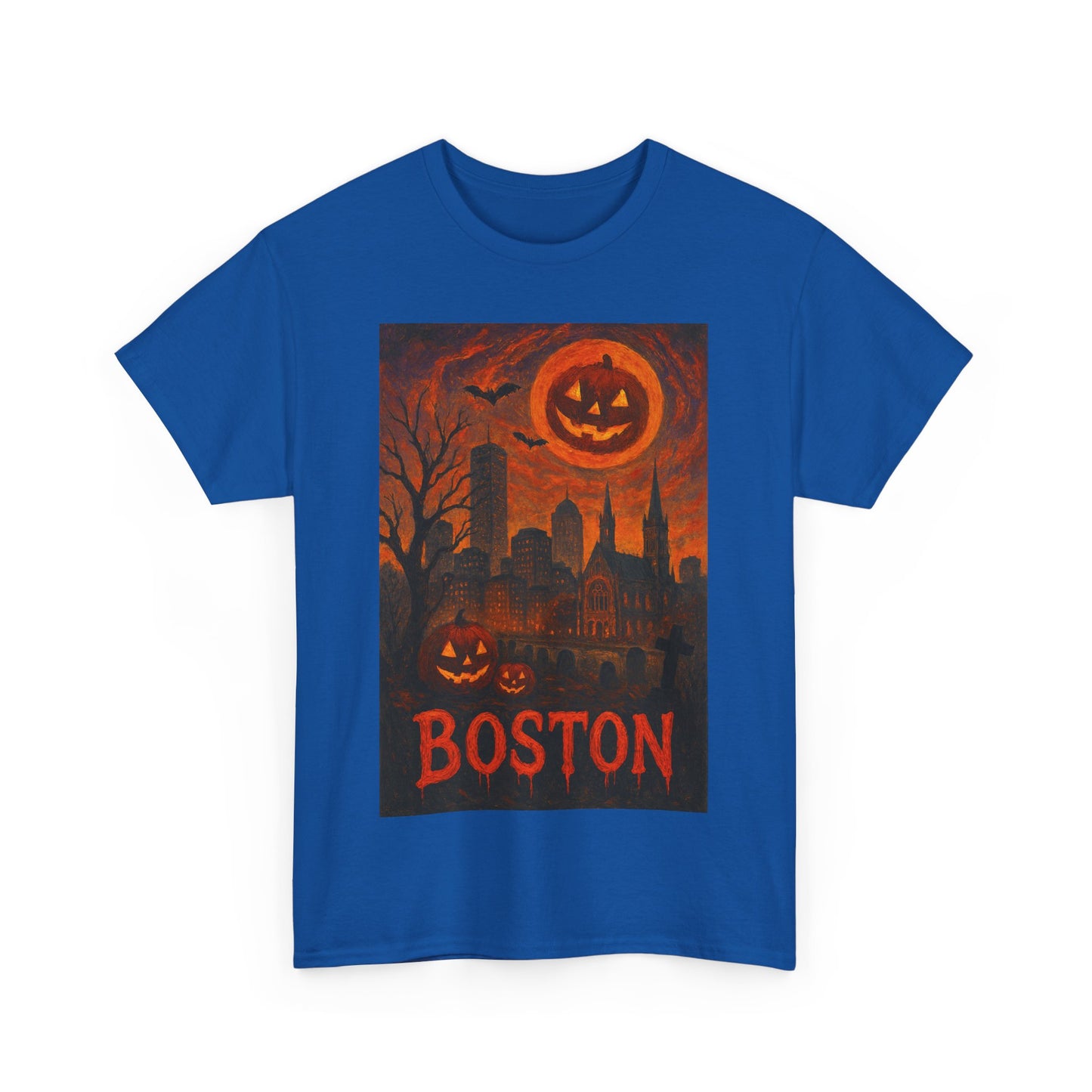 Adult Unisex Surreal Halloween Boston Tee