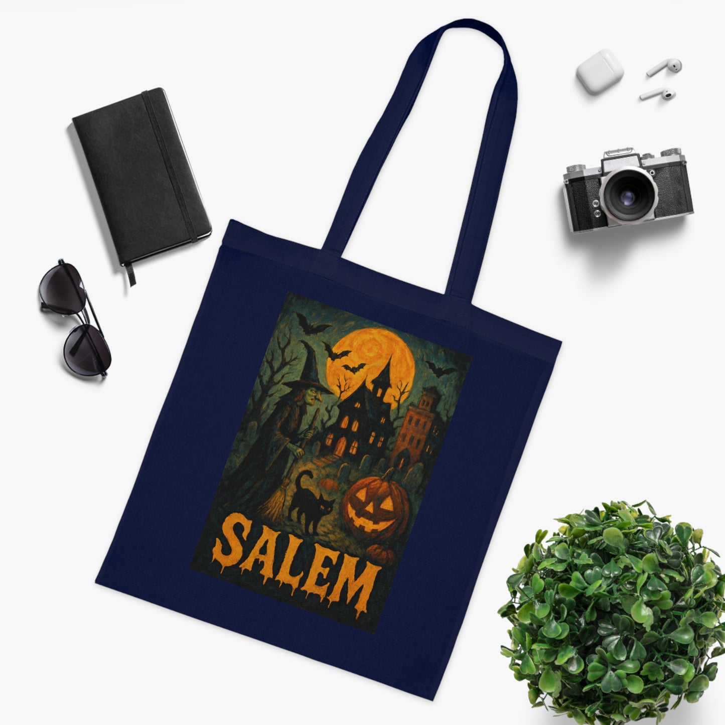 Surreal Halloween Salem Tote
