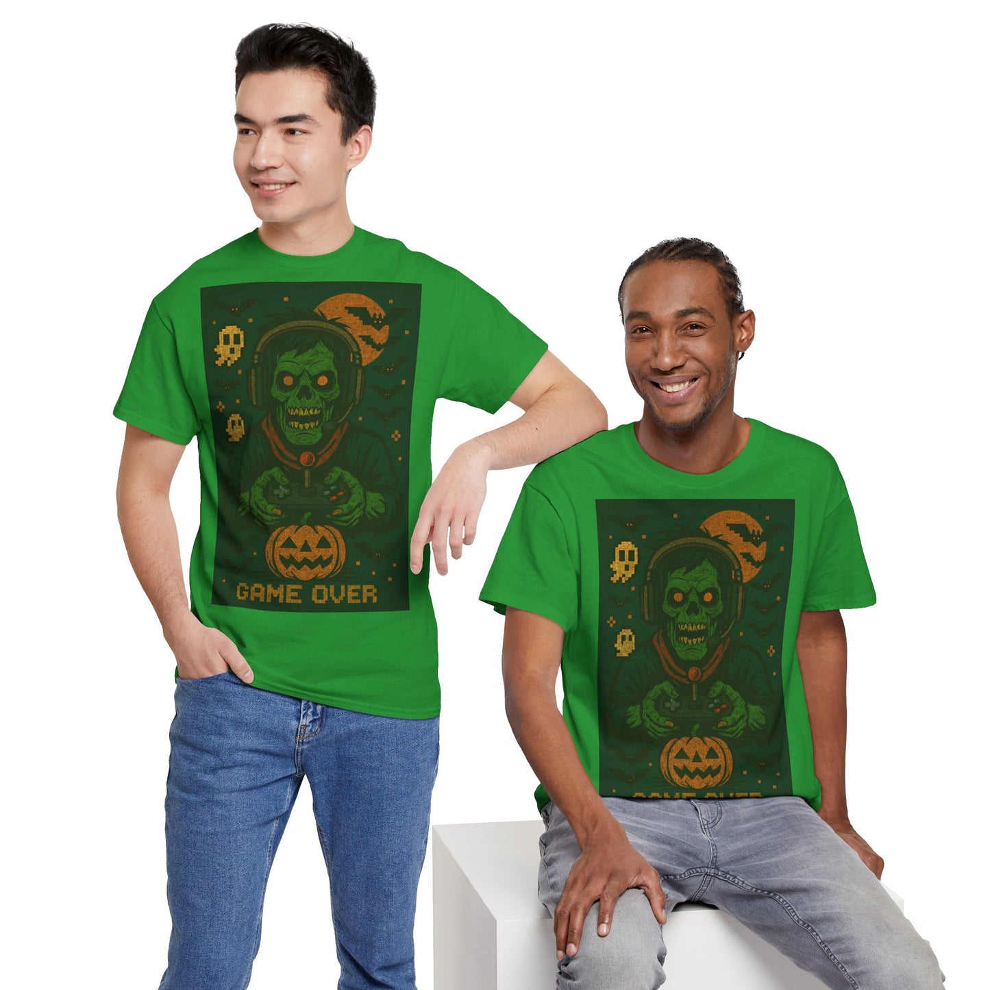 Men's Halloween Zombie Gamer Tee