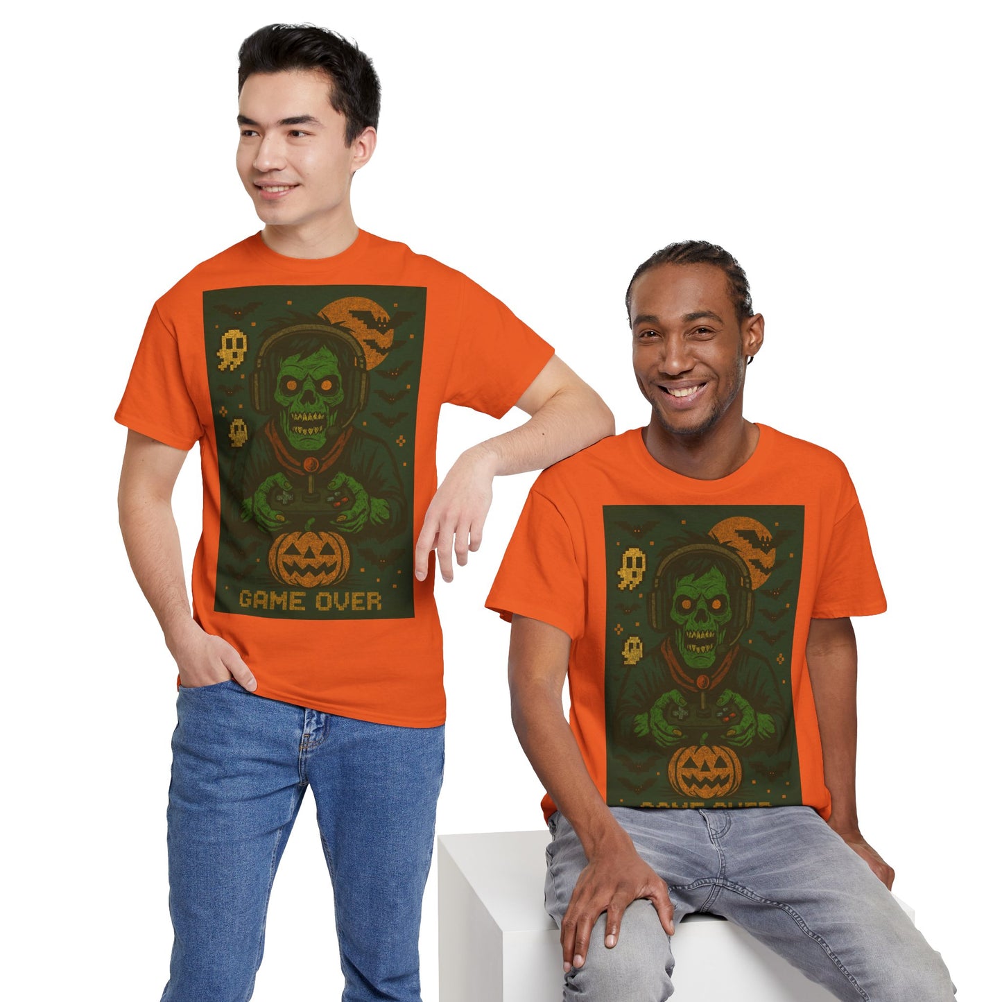 Men's Halloween Zombie Gamer Tee