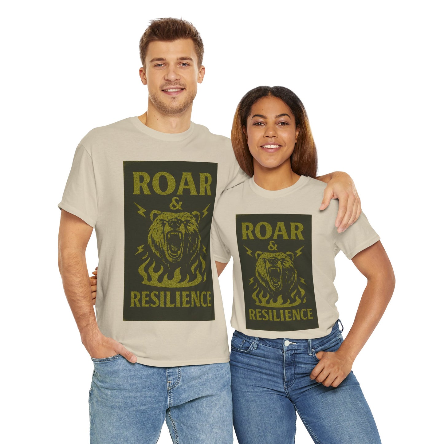 Adult Unisex ' Bear Roar & Resilience' Tee