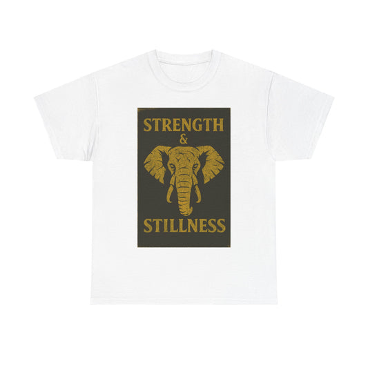 Adult Unisex 'Elephant Strength & Stillness' Tee