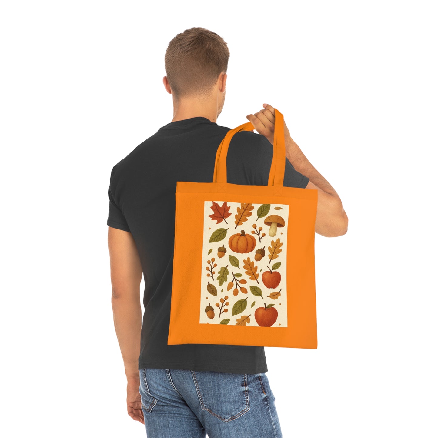 Autumn Harvest Cotton Tote Bag