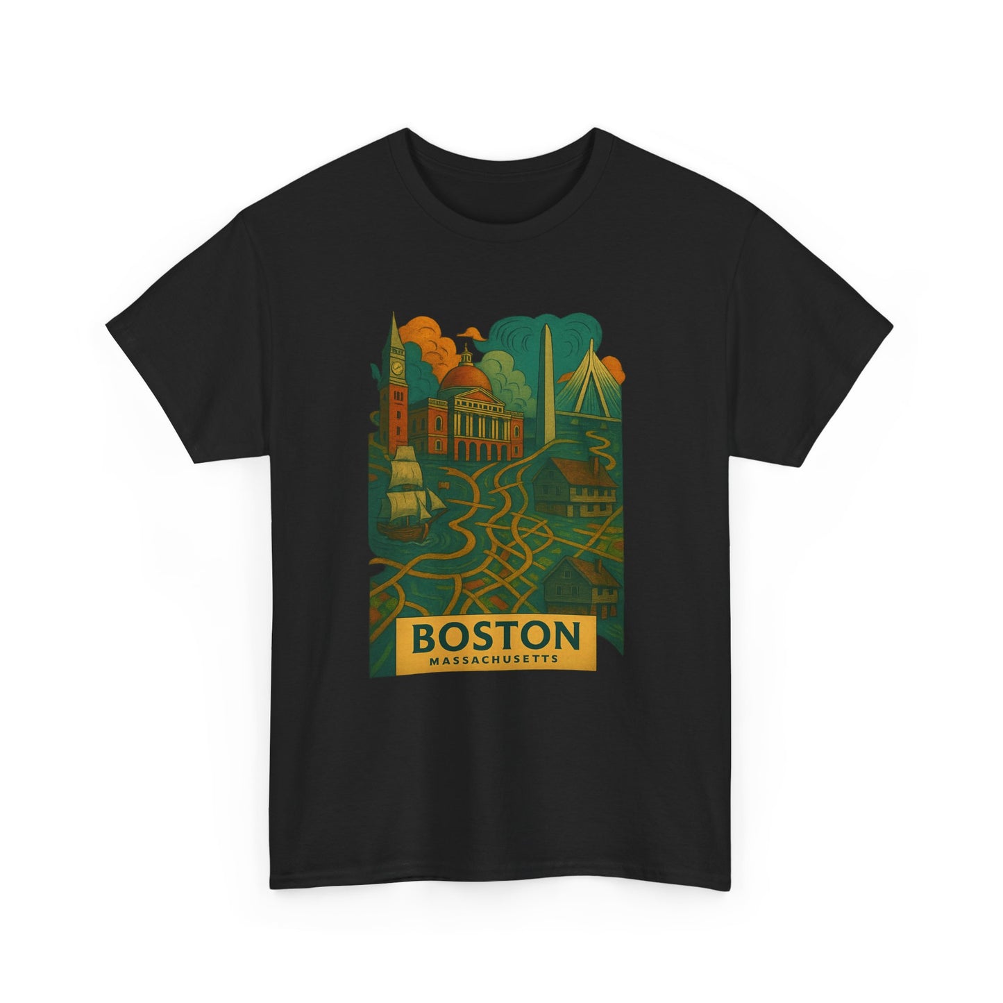 Adult Unisex Boston Surreal Tee (North America Customers)