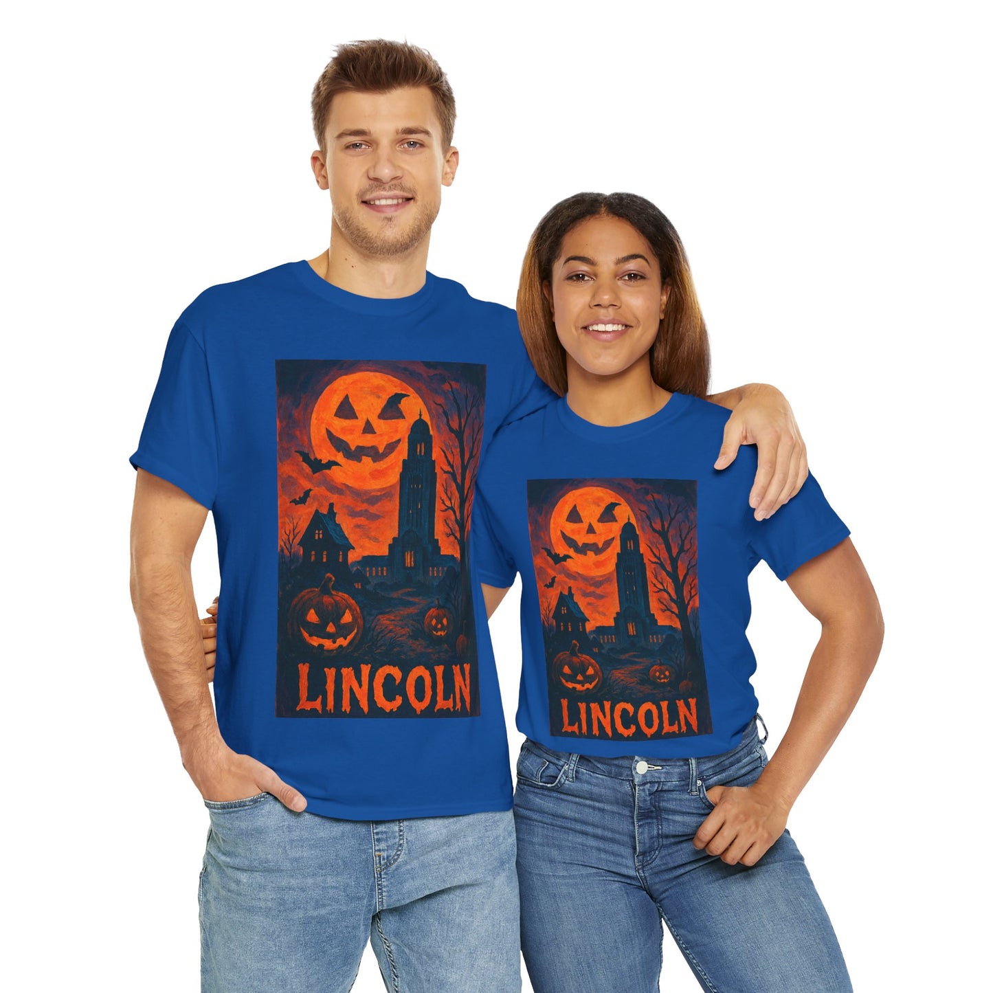 Adult Unisex Surreal Halloween Lincoln Tee