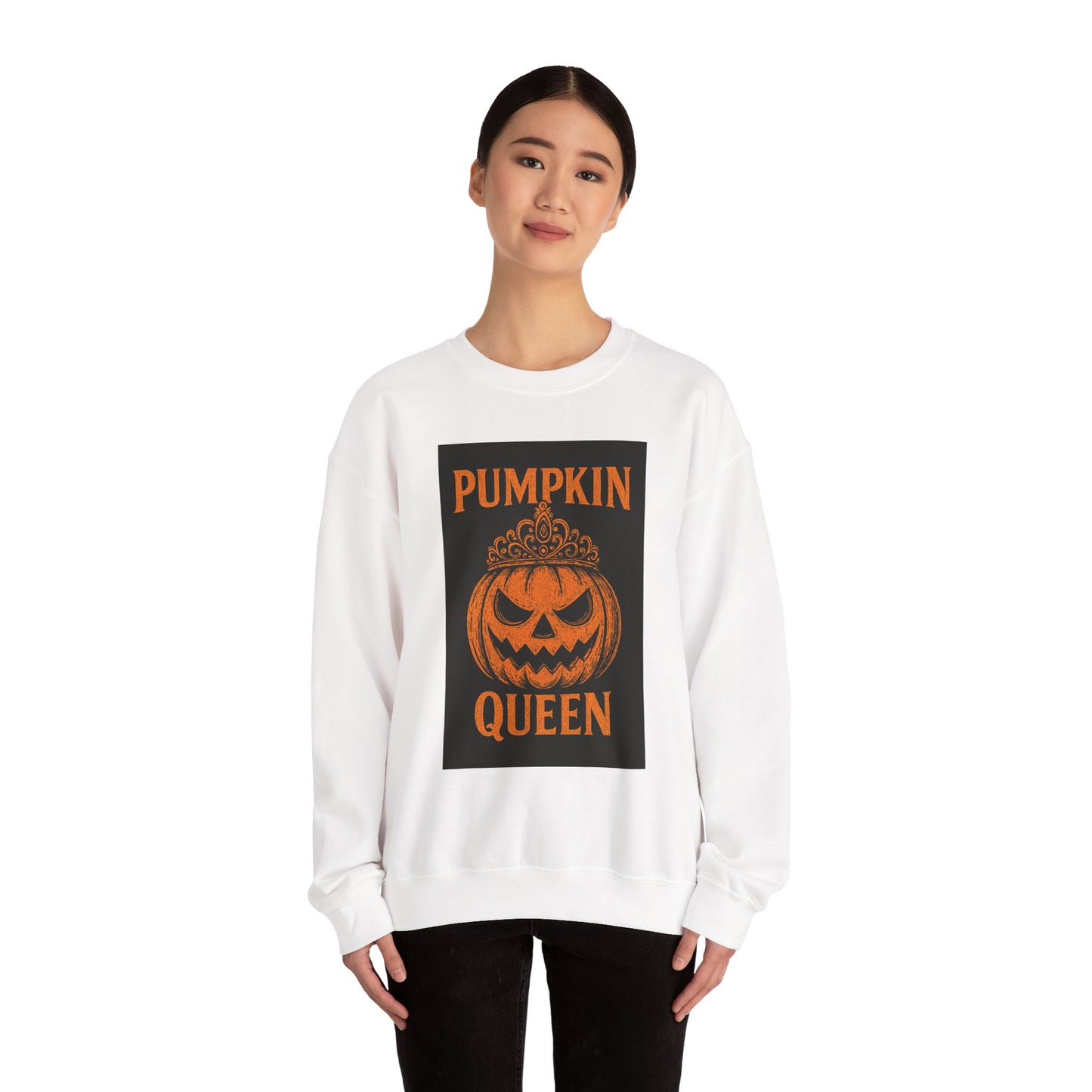 Women's Pumpkin Queen Sweatshirt Crew Neck
