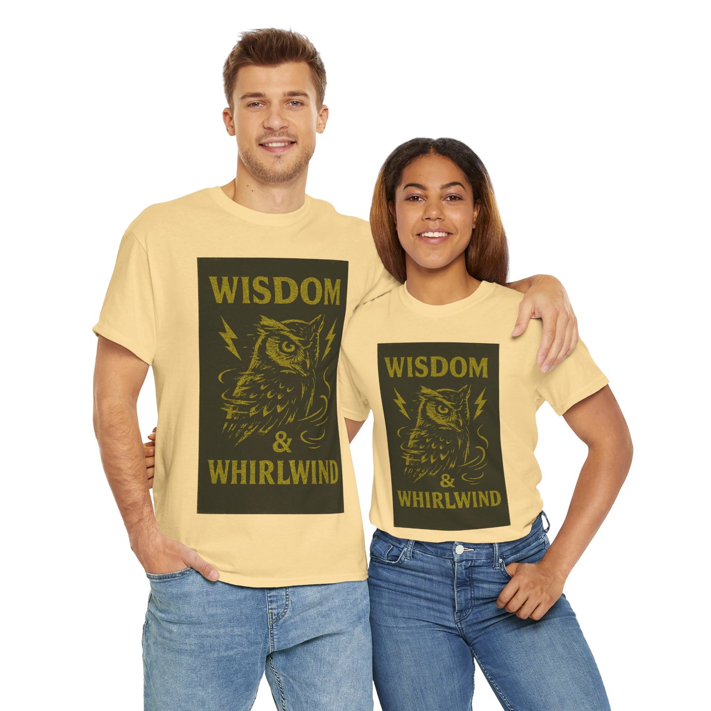Adult Unisex 'Owl Wisdom & Whirlwind' Tee