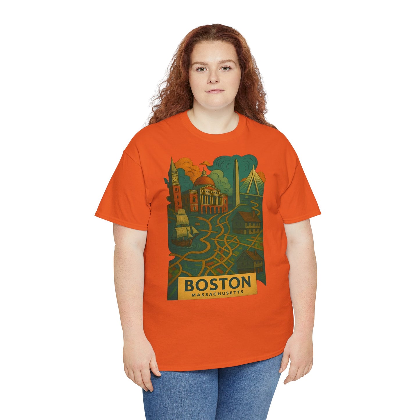 Adult Unisex Boston Surreal Tee