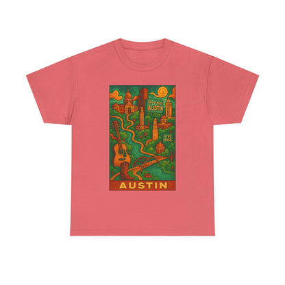 Adult Unisex Austin Surreal Graphic Tee (North America Customers)