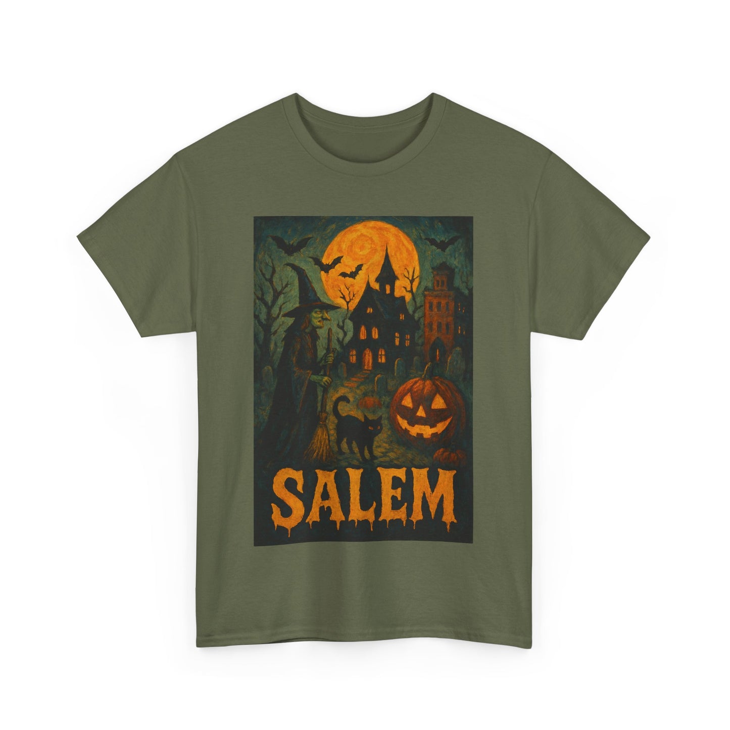 Adult Unisex Surreal Salem Halloween Tee