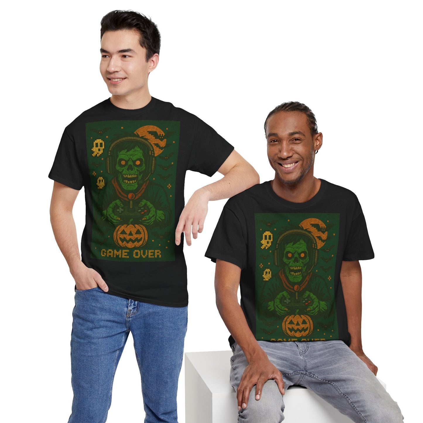 Men's Halloween Zombie Gamer Tee